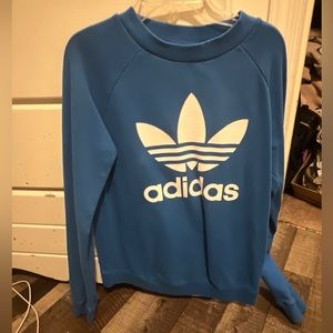 blue adidas sweatshirt